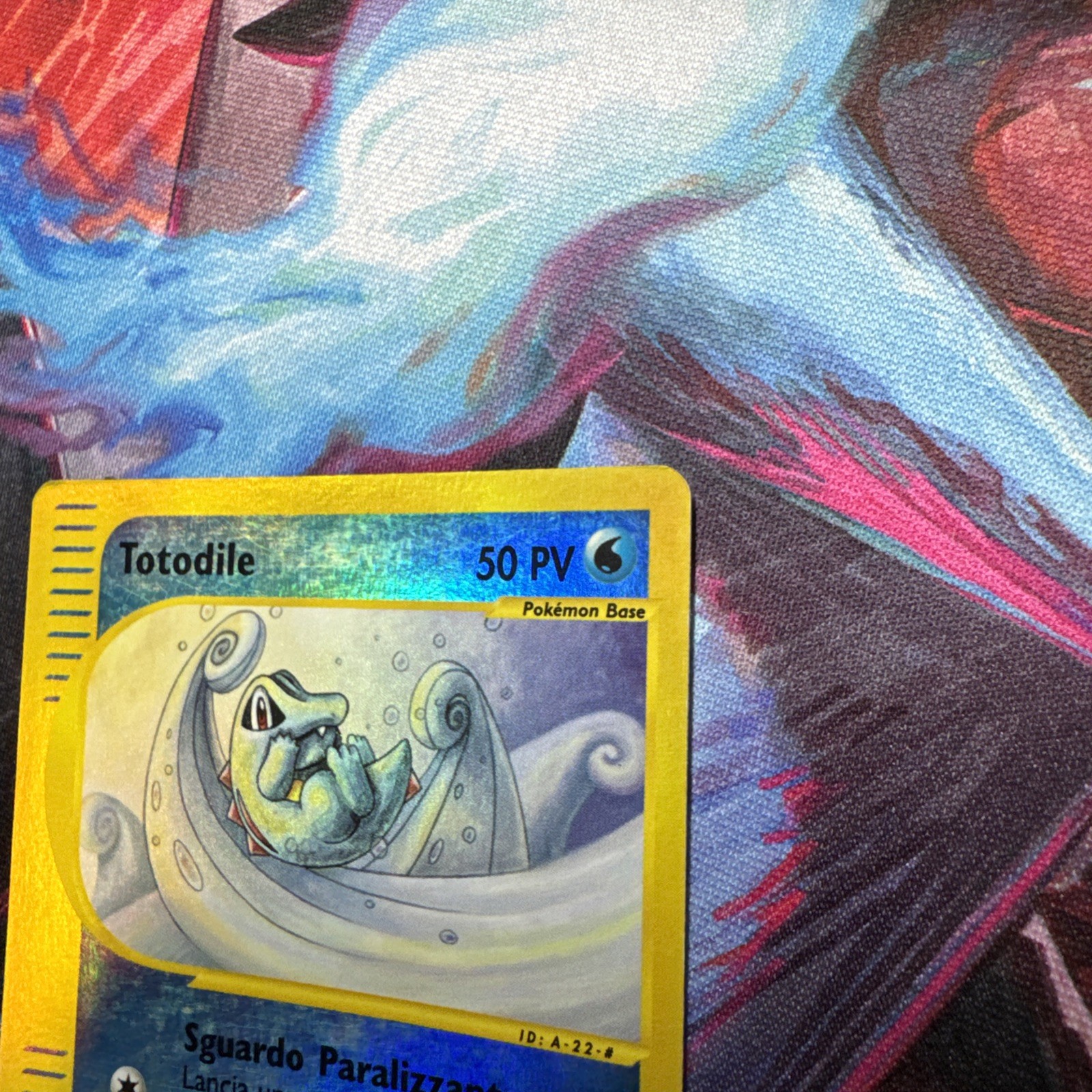 Pokemon TCG **ITALIAN**Totodile 135/165 Expedition Base Set Reverse Holo
