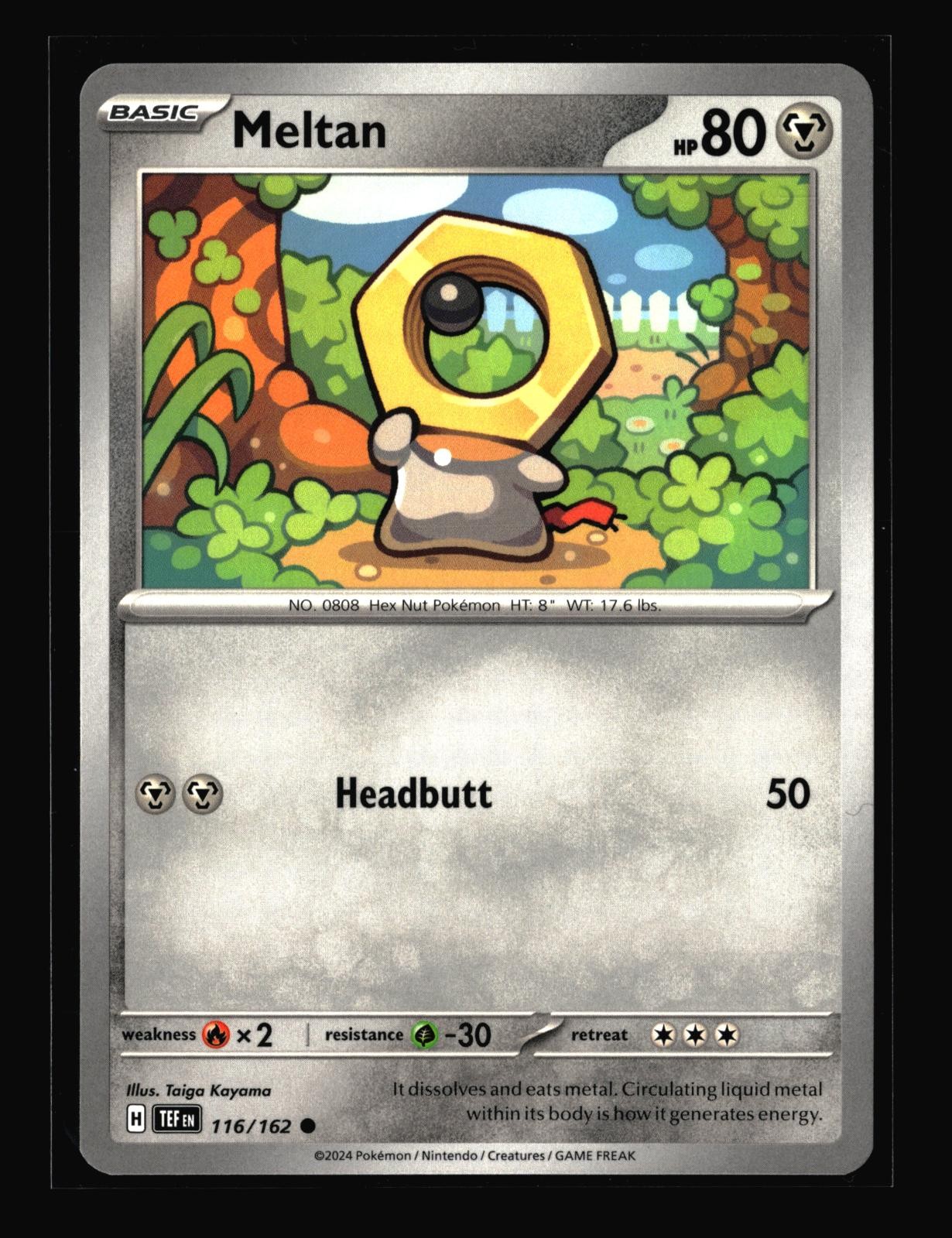 Meltan 116/162 Common TEF Temporal Forces 2024 Kayama NM