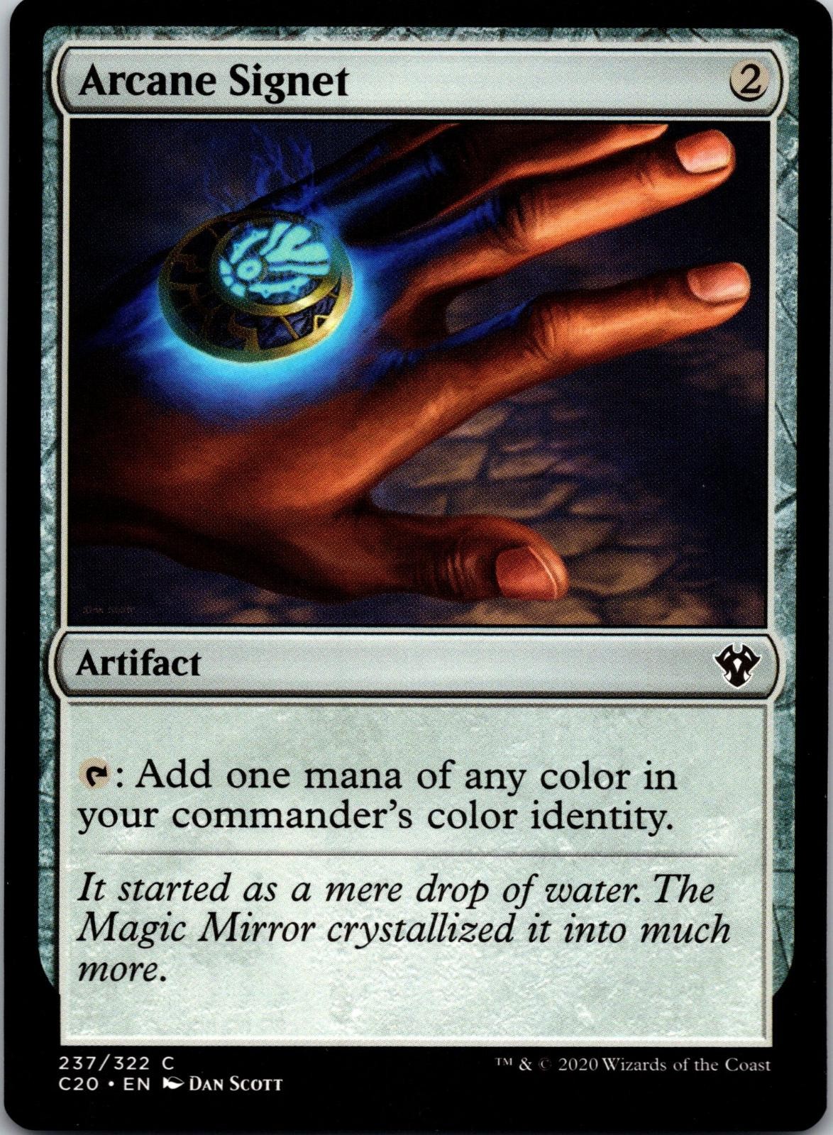 Arcane Signet 237 Common Commander 2020 MTG Near Mint
