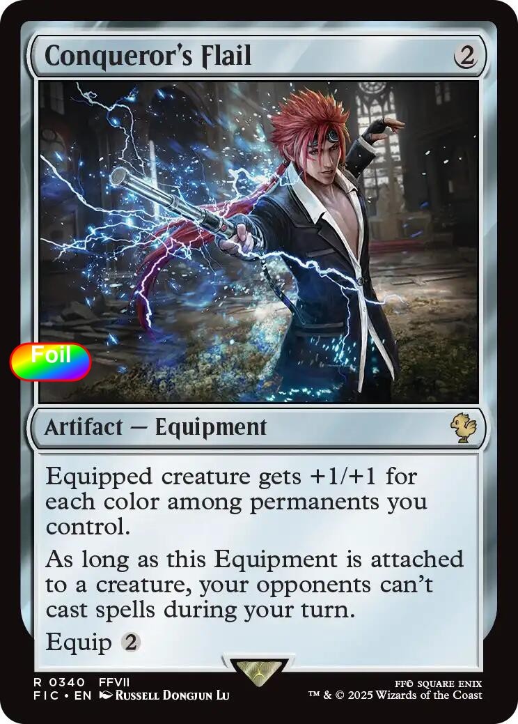 Conqueror’s Flail (Surge Foil) – 340 – NM – Commander: FINAL FANTASY