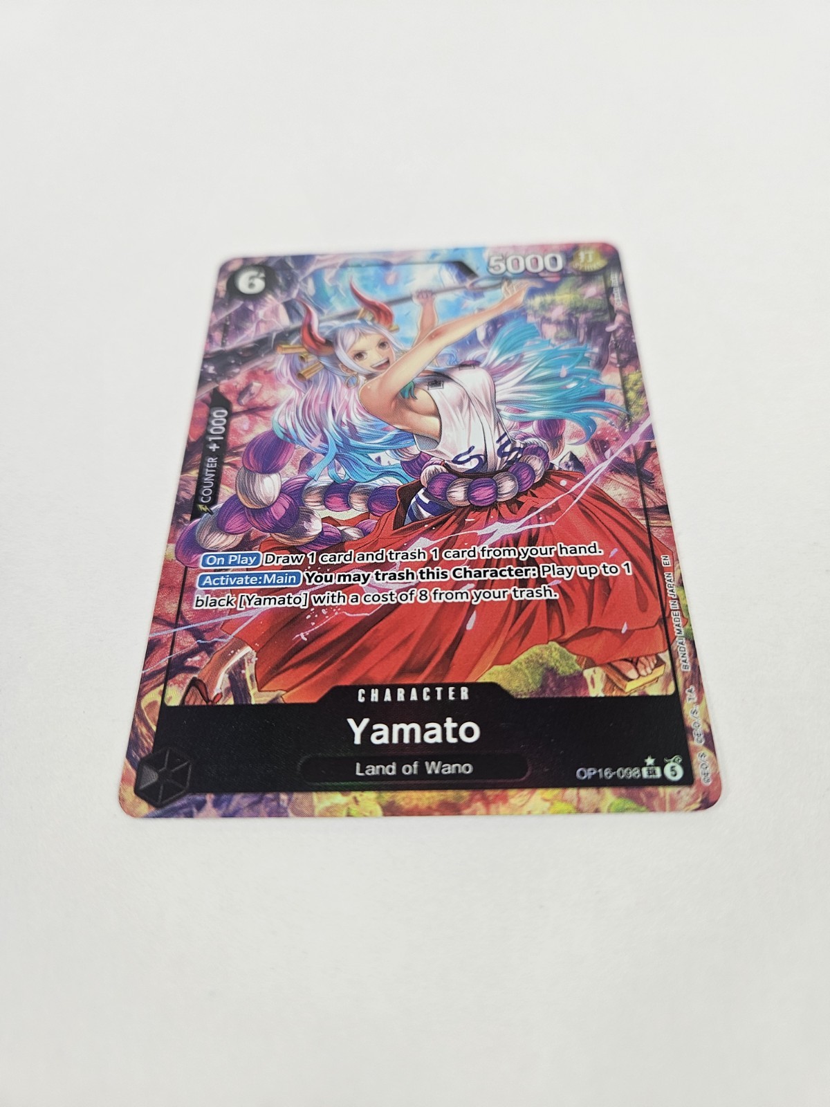 One Piece Card Game SR* Yamato OP16-098 English