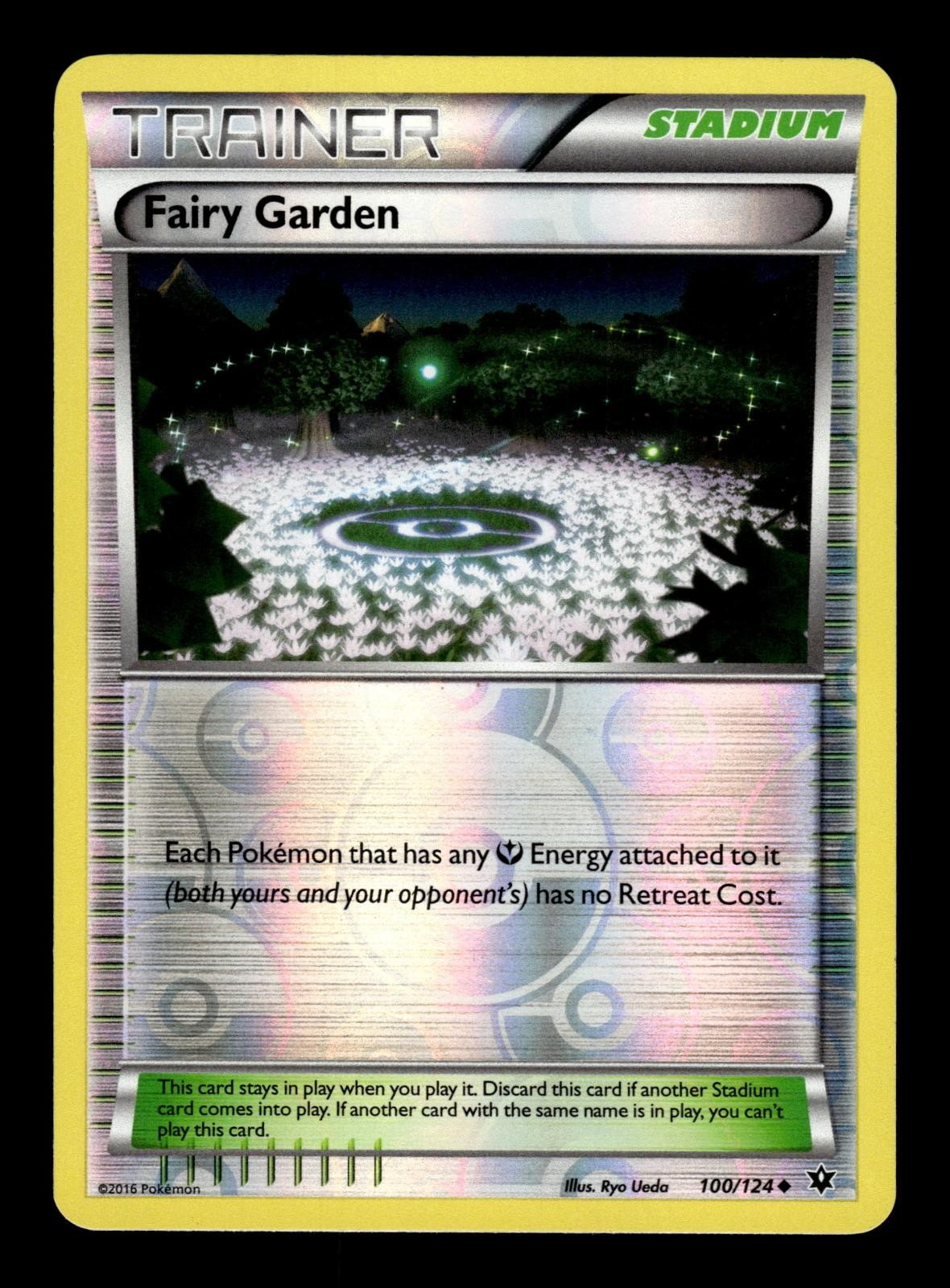 Fairy Garden 100/124 Uncommon Fates Collide Pokemon Reverse Holo Near Mint