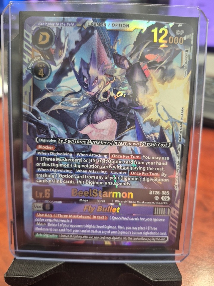 Beelstarmon Fly Bullet BT25-085 -UR- BT25 Dual Revolution Digimon CCG NM