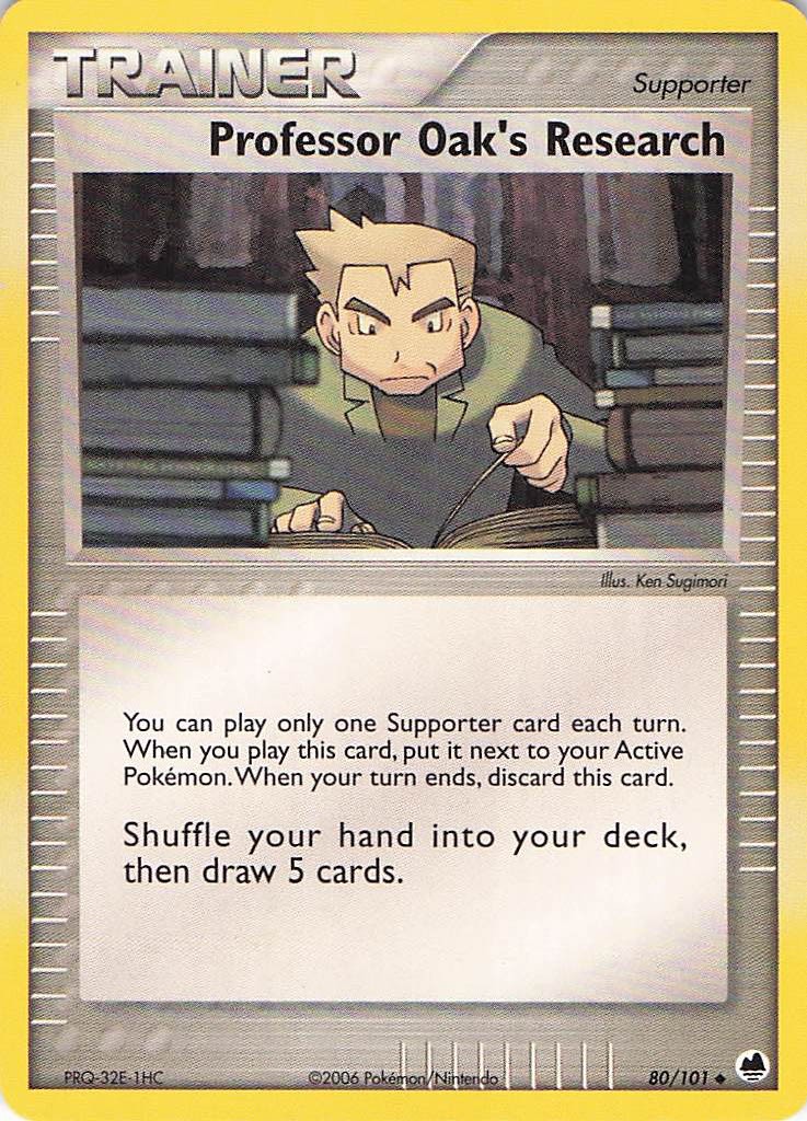Professor Oak’s Research Uncommon from Dragon Frontiers 80/101