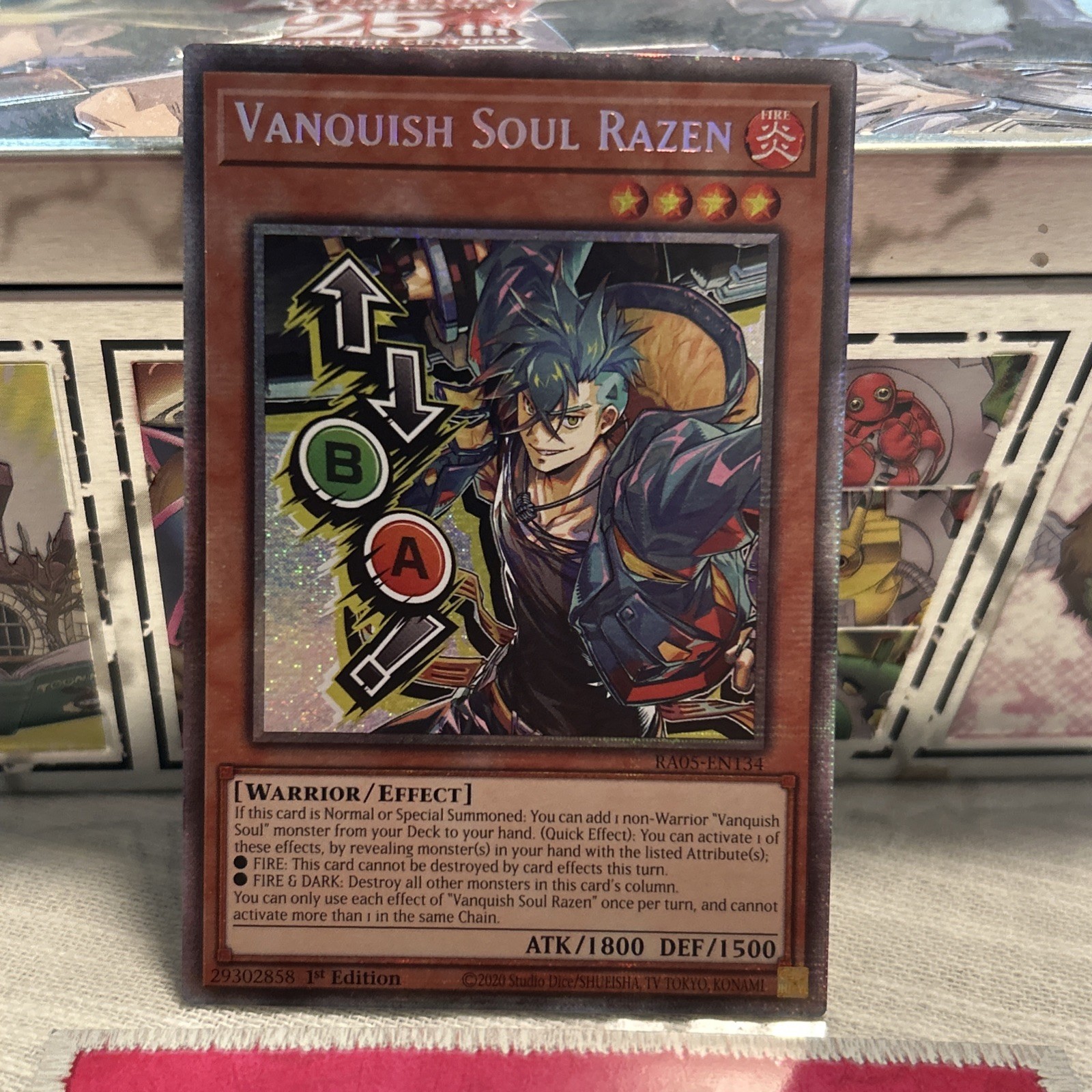 Vanquish Soul Razen RA05 Starlight Rare 1st Edition NM