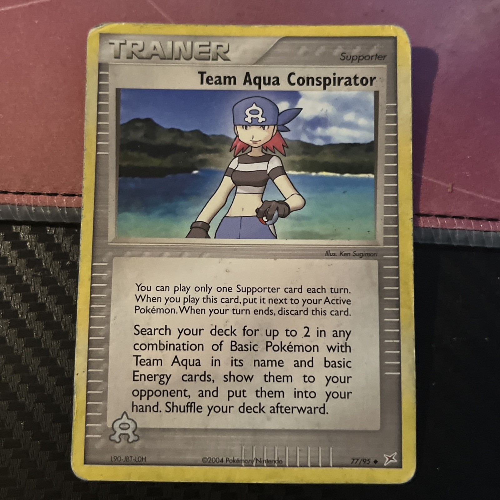 Team Aqua Conspirator Uncommon Team Magma vs Team Aqua 77/95