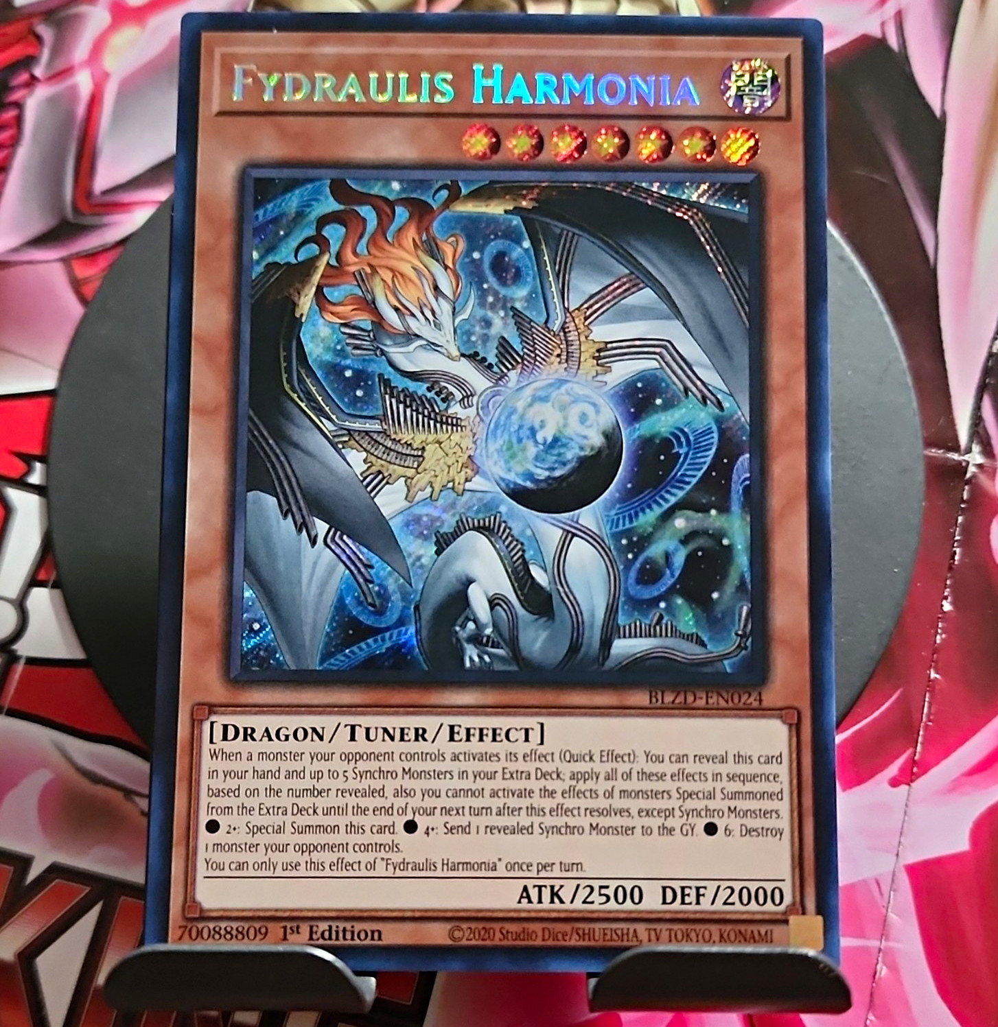 Konami Yu-Gi-Oh! TCG BLZD Fydraulis Harmonia BLZD-EN024 SR Holo 1st ENG