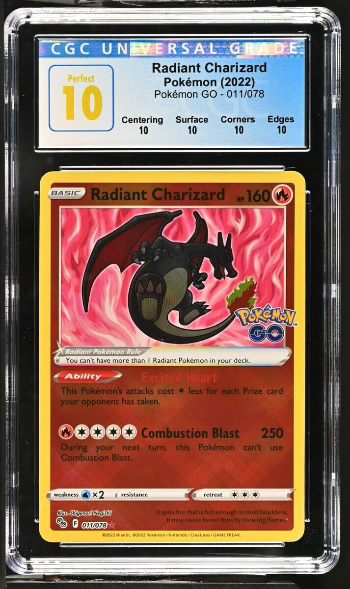 💥MEGA GRADED 10 CHARIZARD POKEMON CARD MYSTERY💥 ULTRA RARE + FAST SHIPPING!