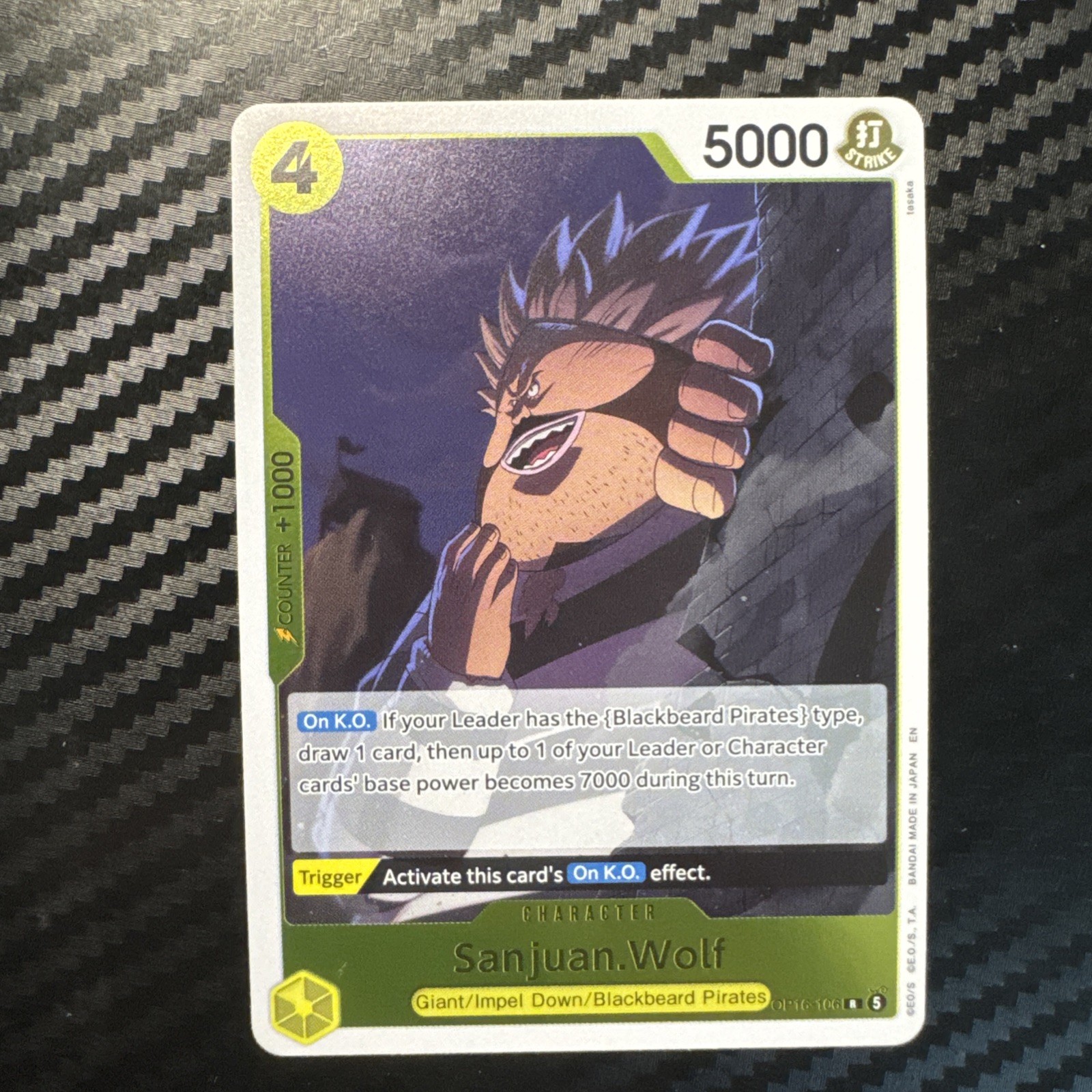 Sanjuan.Wolf OP16-106 R The Time of Battle Foil English One Piece