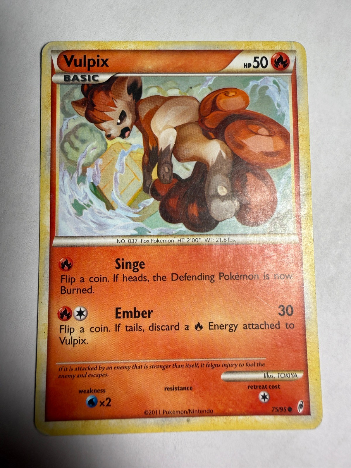 Vulpix Common Call of Legends 75/95 MP