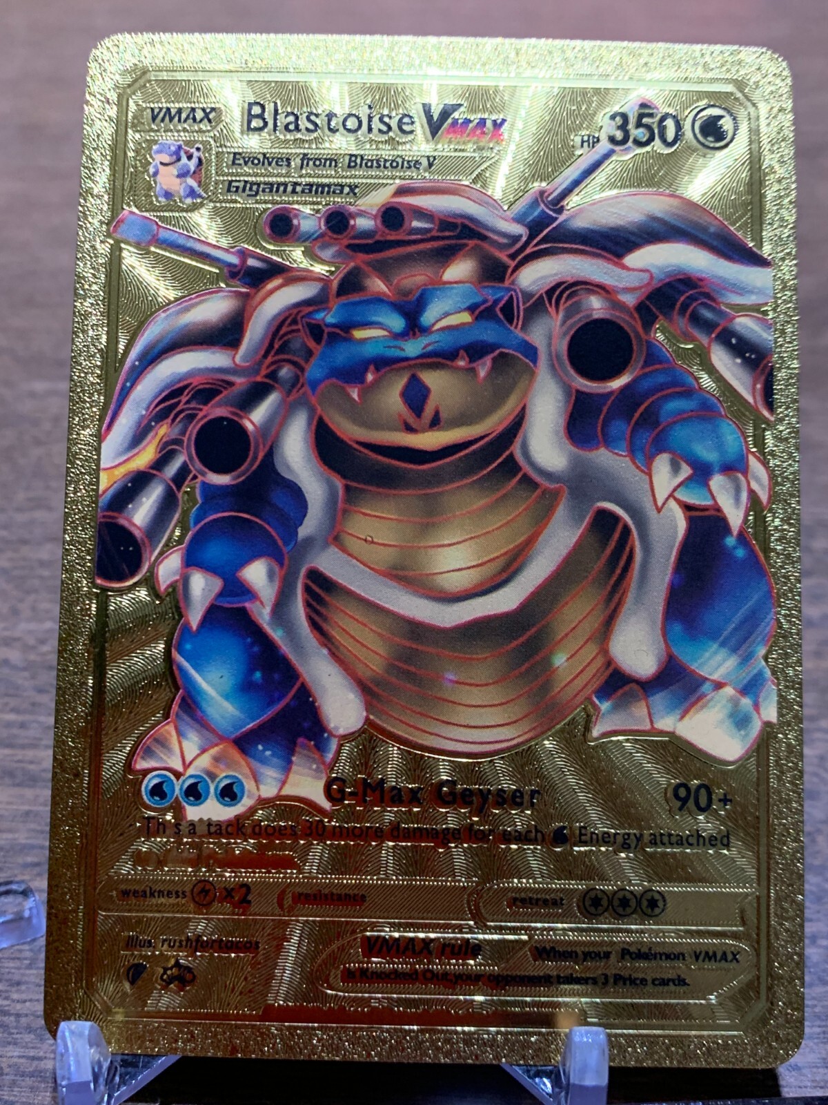 Pokémon TCG gold foil Fan Art cards