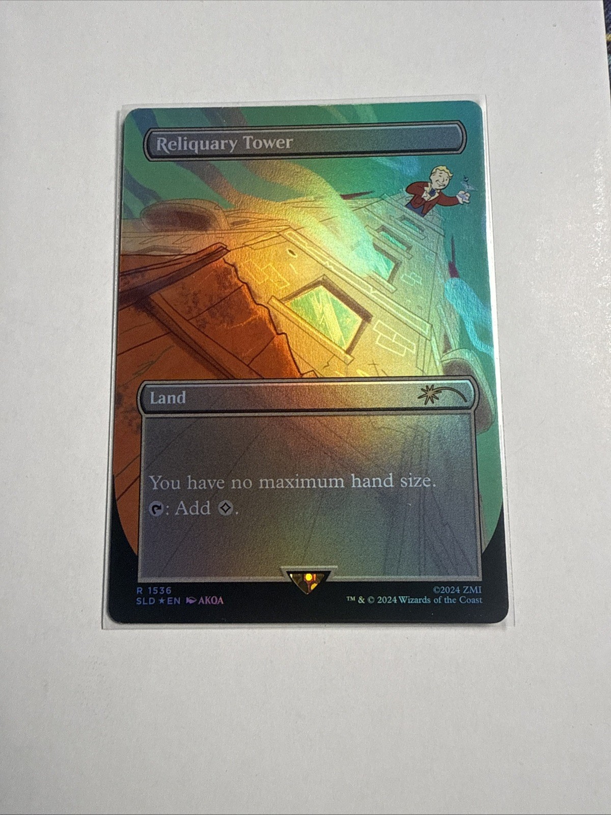 MTG English Reliquary Tower (1536) (Rainbow Foil) NM Foil Secret Lair
