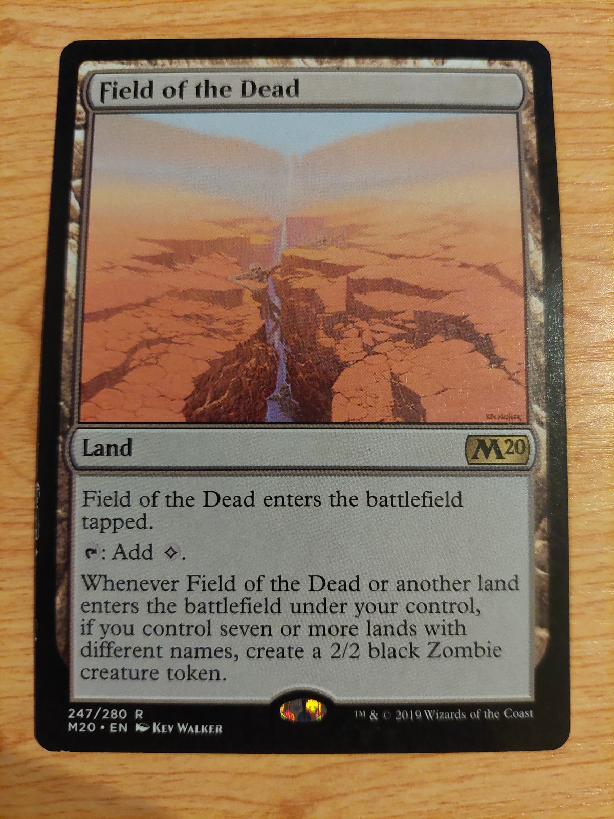 Field of the Dead – 247/280 (Core Set 2020) – Lightly Played LP – Rare