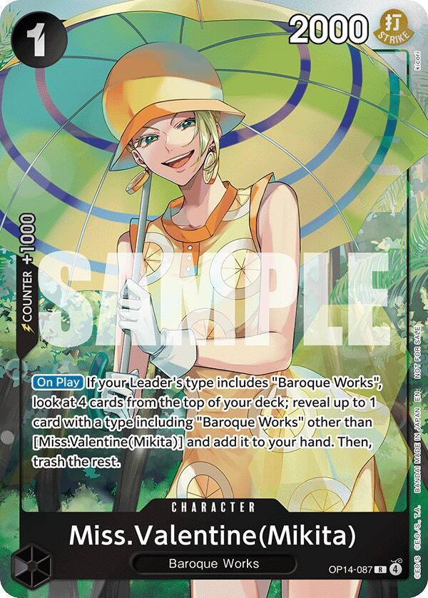 Miss.Valentine(Mikita) (Dash Pack) [The Azure Sea’s Seven] Foil Near Mint