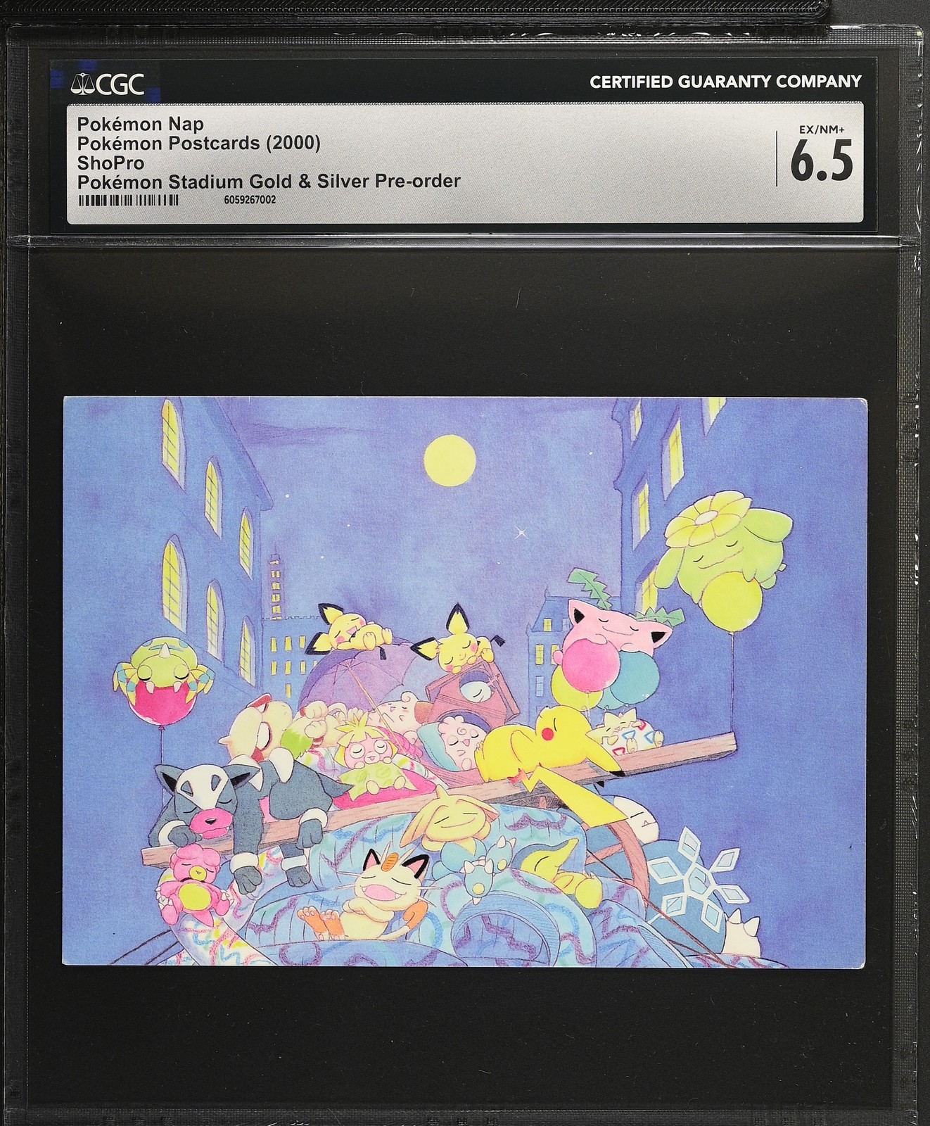 2000 CGC 6.5 Graded Pokemon Pokemon Nap Pokemon Stadium Gold & Silver Pre-order