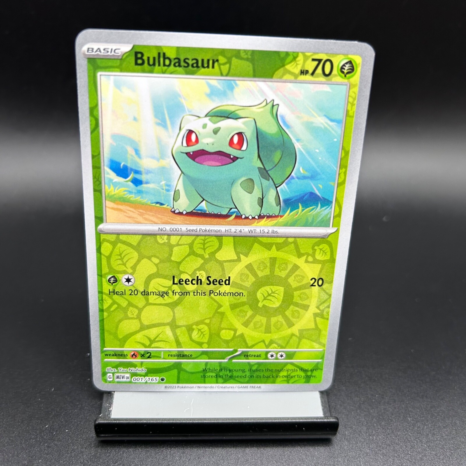 Bulbasaur 1/165 Sv: Scarlet & Violet 151 Reverse Holo
