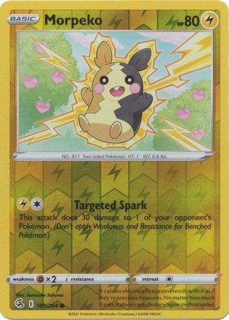 MORPEKO 109/264 FUSION STRIKE POKEMON (REVERSE HOLO, NM)