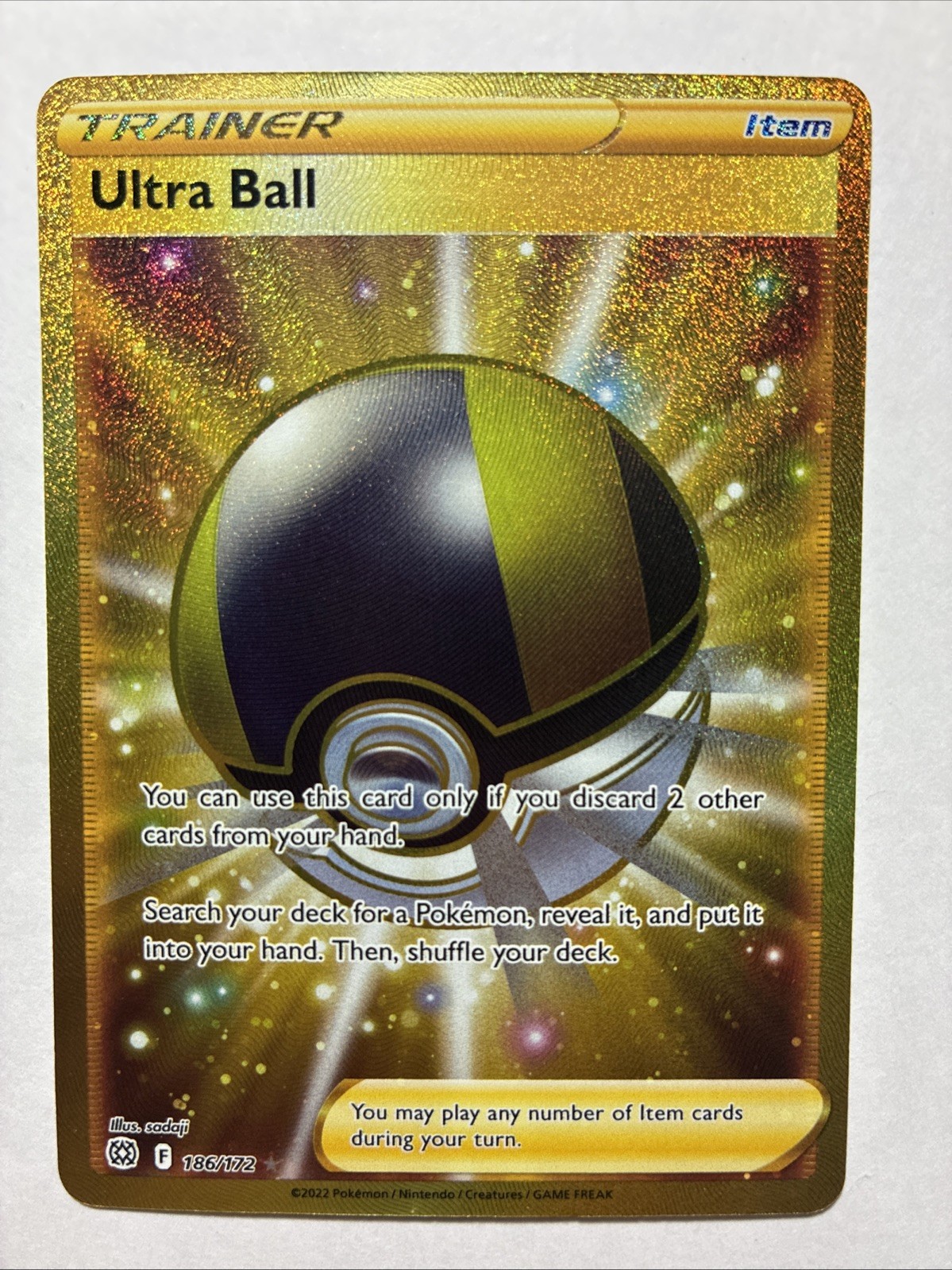 Ultra Ball (Secret) 186/172 Swsh09: Brilliant Stars Holo
