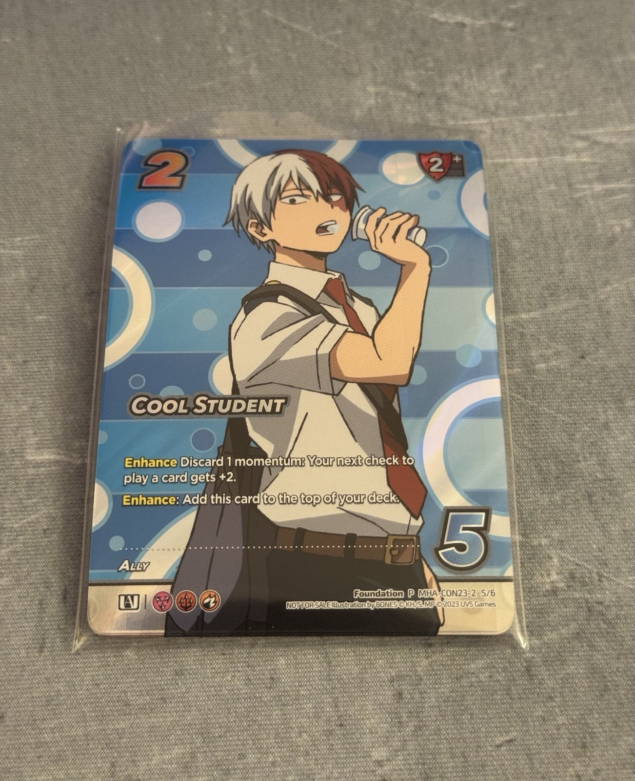 My Hero Academia Shoto Todoroki Gen Con 2023 Promo Card – Cool Student